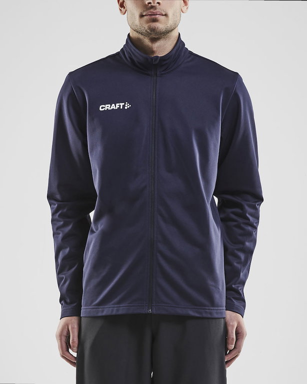 Craft Sport-Trainingsjacke Squad - ohne Seitentaschen, bequeme und funktionell - navyblau Herren